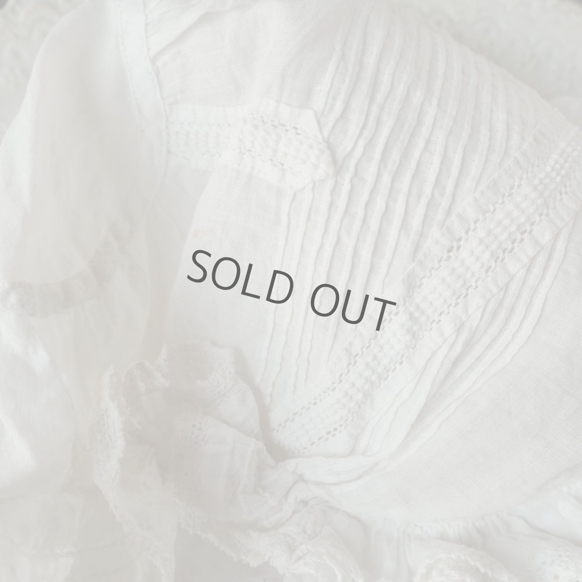 画像10: 小さめ手仕事レースのベビーボネ/ドール用 (10)