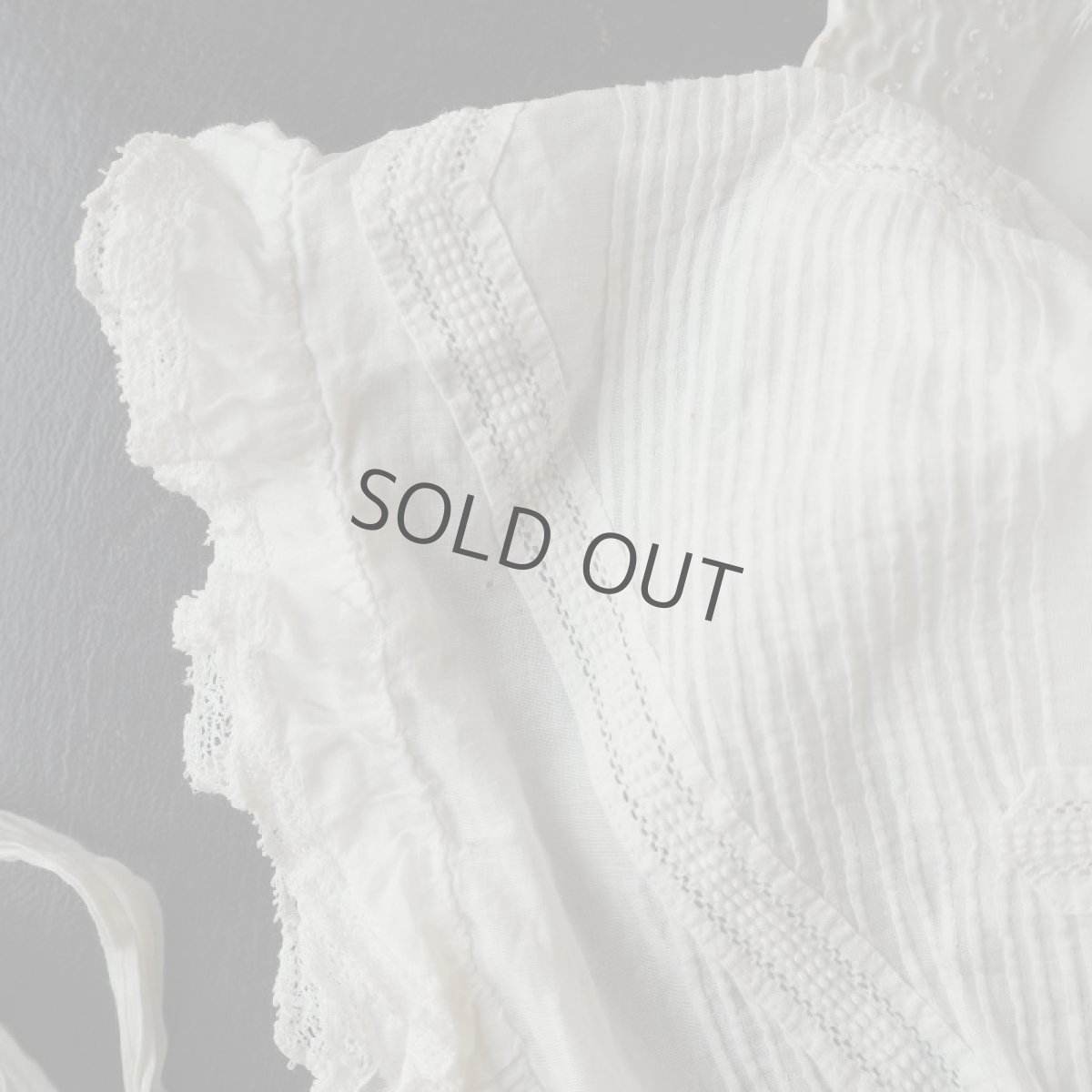 画像2: 小さめ手仕事レースのベビーボネ/ドール用 (2)