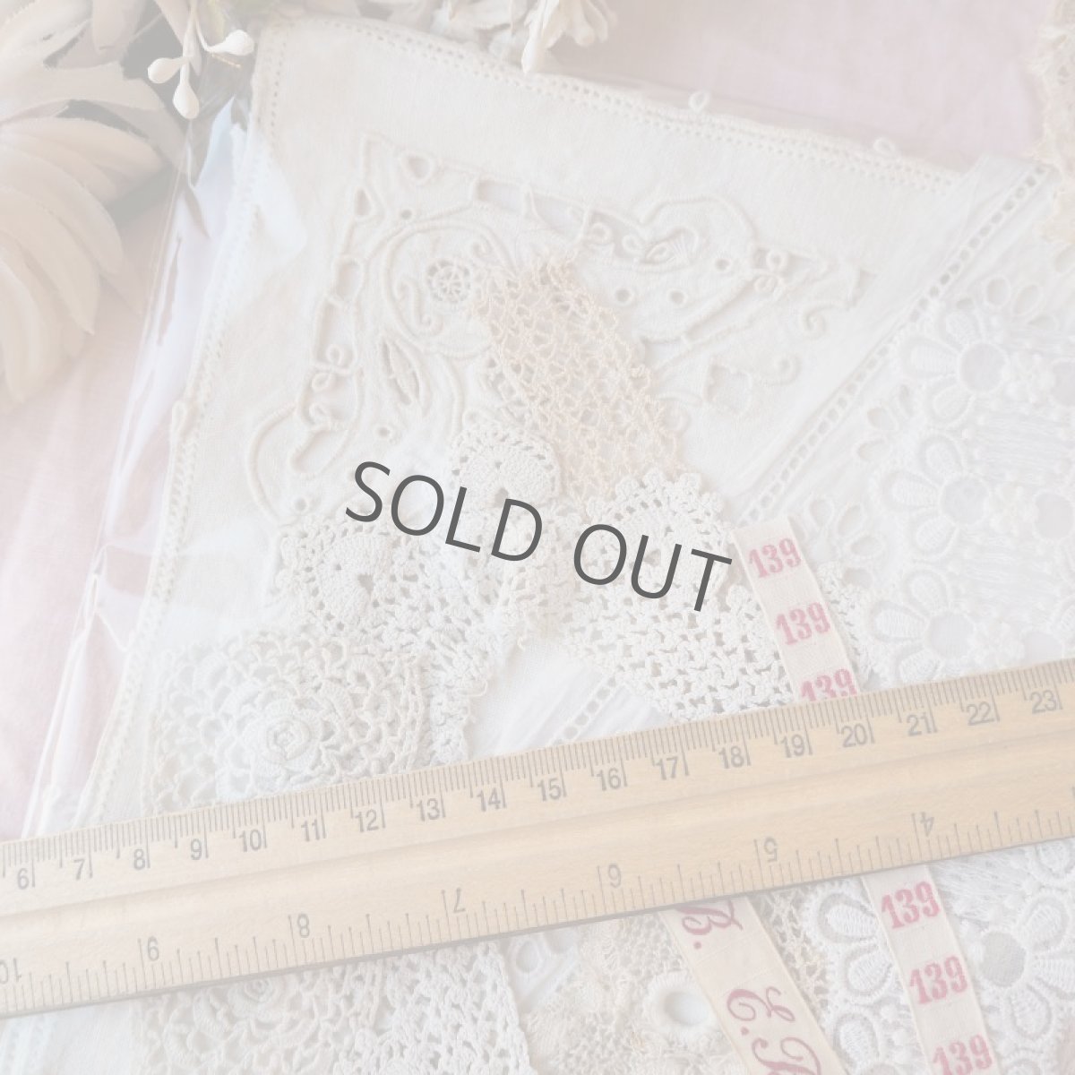 画像2: アンティーク&ヴィンテージレースの素材セット (2)