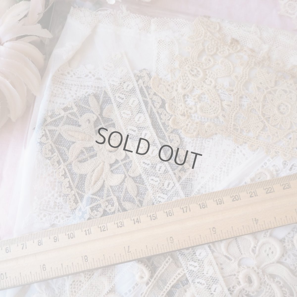 画像2: アンティーク&ヴィンテージレースの素材セット (2)