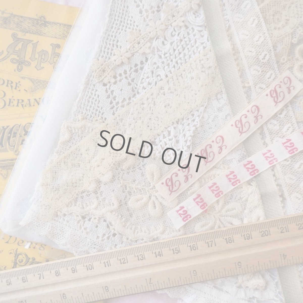 画像4: アンティーク&ヴィンテージレースの素材セット (4)