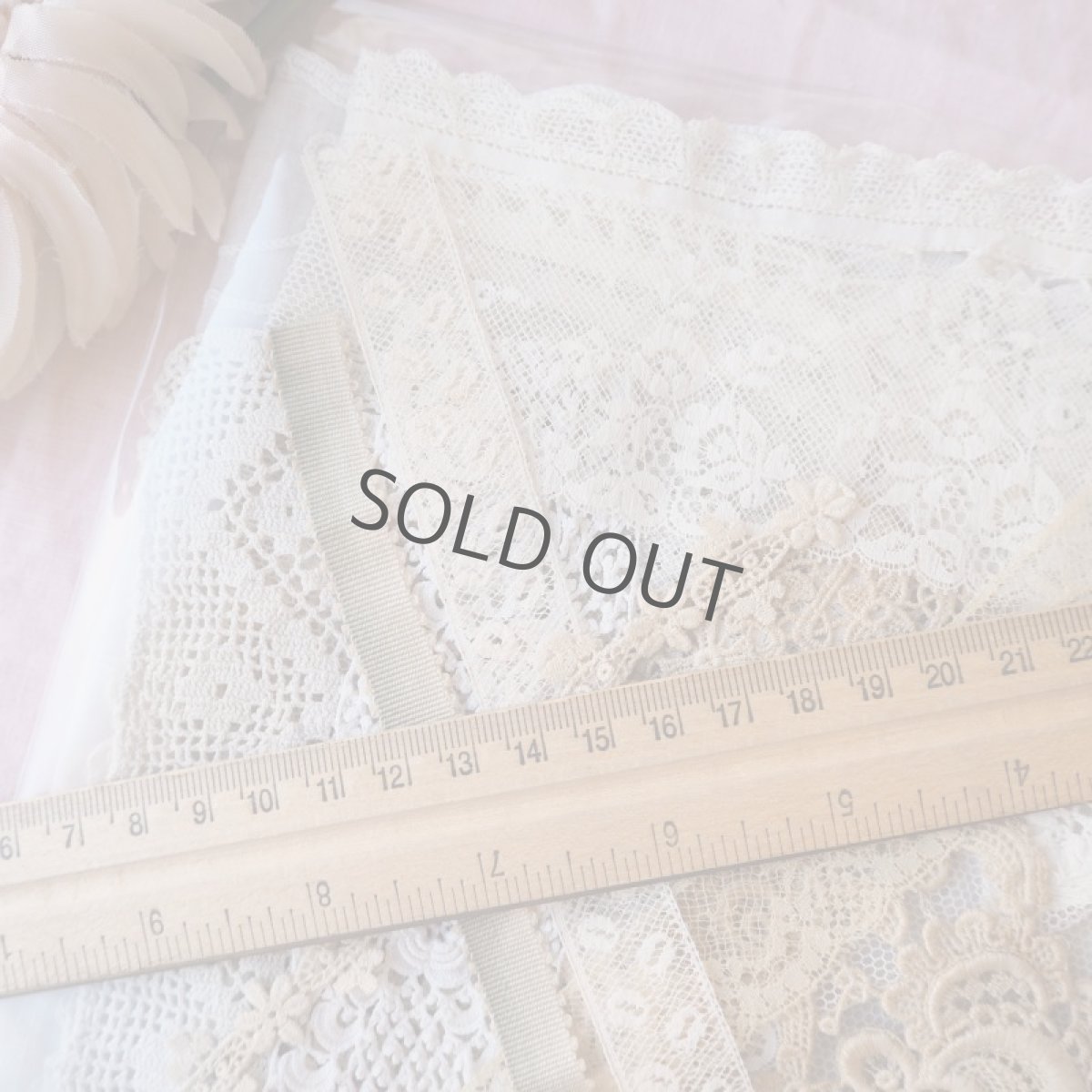 画像2: アンティーク&ヴィンテージレースの素材セット (2)