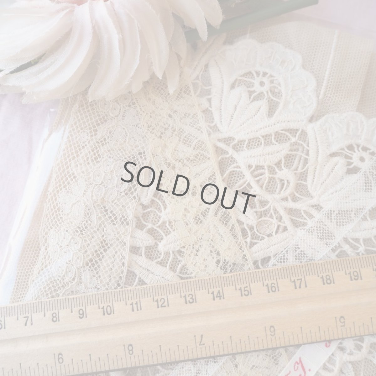 画像2: アンティーク&ヴィンテージレースの素材セット (2)