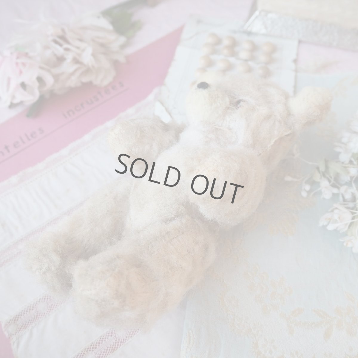 画像11: 白い小さめのテディベア (11)