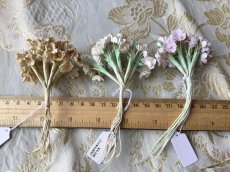 画像4: ［Ｋ様 お問い合わせ商品］　小花の花束(生成り、ホワイト、モーブ、ピンク、パステルピンク&水色) (4)