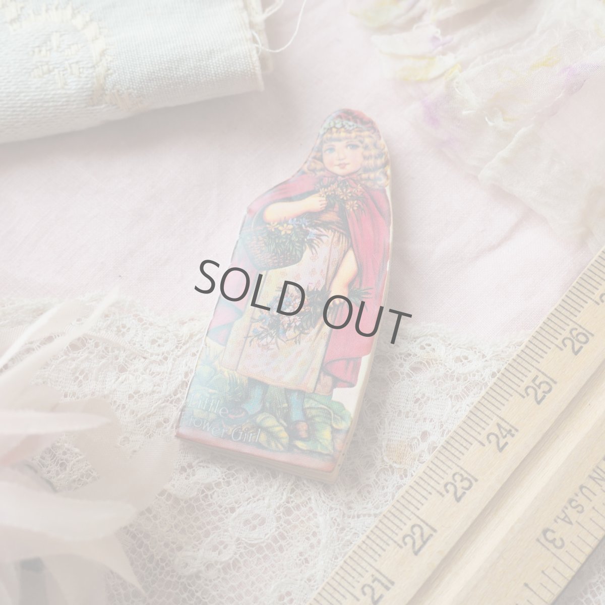 画像3: 極小ミニチュア絵本ペーパードールブックス/Little Flower Girl (3)