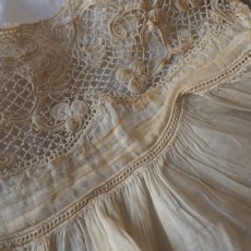 画像20: 手仕事アイリッシュクロシェの袖口フリルレースパーツ2枚セット (20)