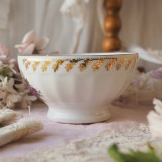 画像2: 小さなカフェオルボウル、スミレの花柄 (2)