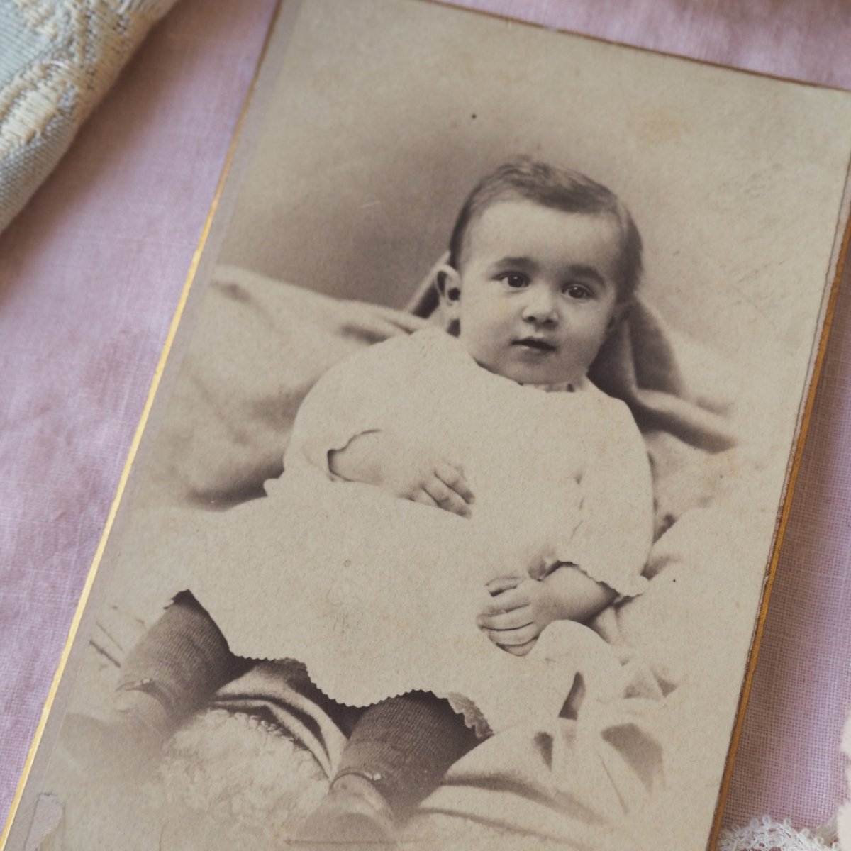 画像2: ベビー白黒写真フォトカード (2)