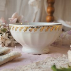 画像3: 小さなカフェオルボウル、スミレの花柄 (3)