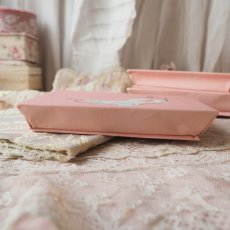 画像3: ピンク色のドラジェBOX、ベビーとゆりかごの紙箱 (3)