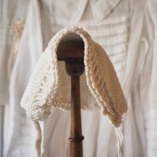 画像12: ベビーorドール用ボネ、クロシェ手仕事 (12)