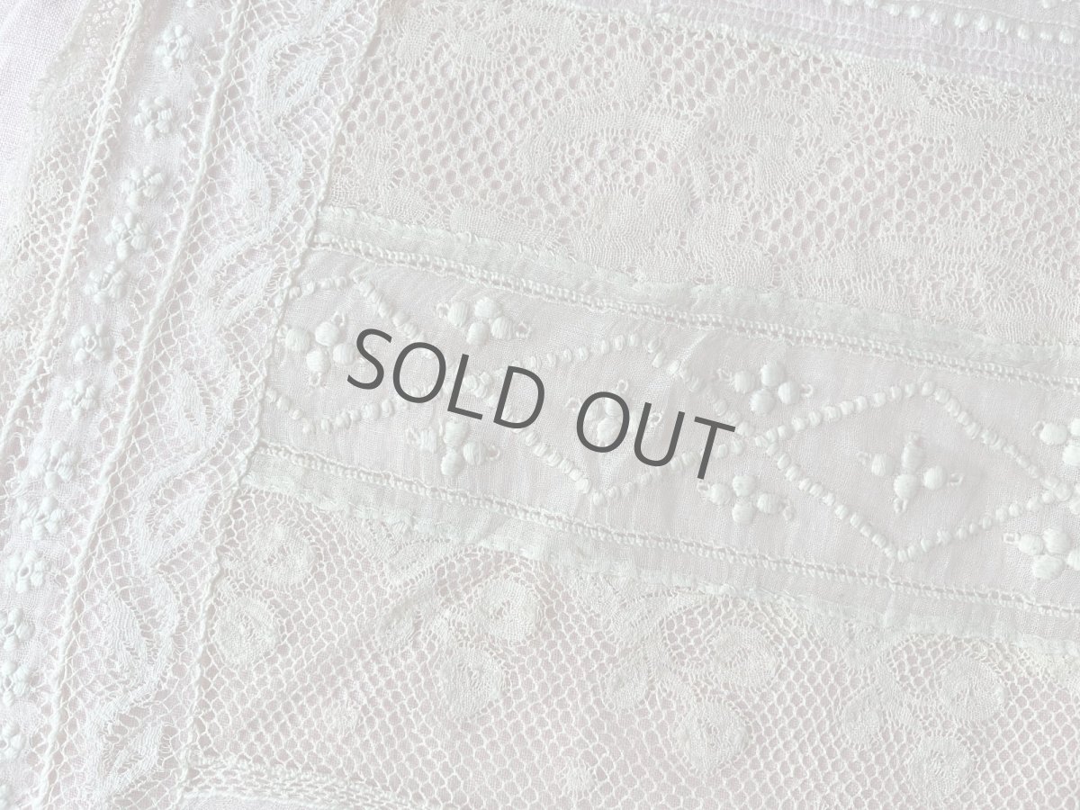 画像9: ［N様　お問合せ商品］ノルマンディ手仕事レースドイリー(小花とドット) (9)