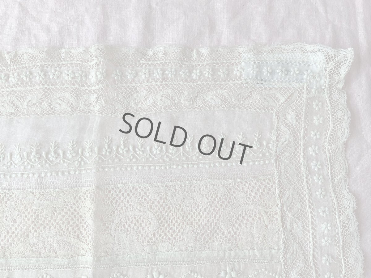 画像8: ［N様　お問合せ商品］ノルマンディ手仕事レースドイリー(小花とドット) (8)