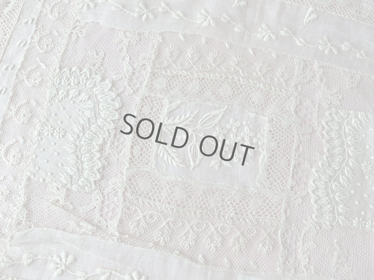 画像6: ［N様　お問合せ商品］ノルマンディ手仕事レースドイリー(ライラック小花) (6)