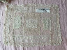 画像4: ［N様　お問合せ商品］ノルマンディ手仕事レースドイリー(ライラック小花) (4)