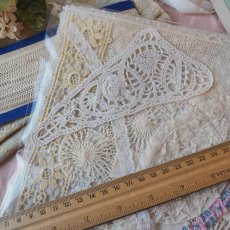 画像2: お楽しみレースのセット/リボン形フリルジャボ (2)