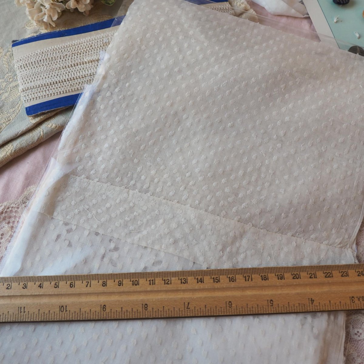 画像8: お楽しみレースのセット/リボン形フリルジャボ (8)