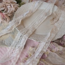 画像2: 古くて可愛いやや細いカットレースのセット/お届けするセットはお任せです (2)