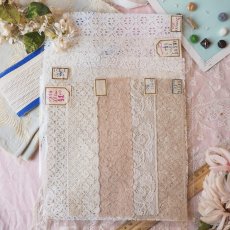 画像1: タグ付きサンプルレースセット　1 (1)