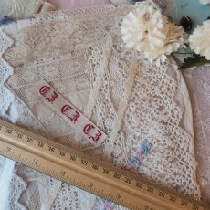 画像3: お楽しみレースのセット/オーガンジー襟パーツ、ロココリボン (3)