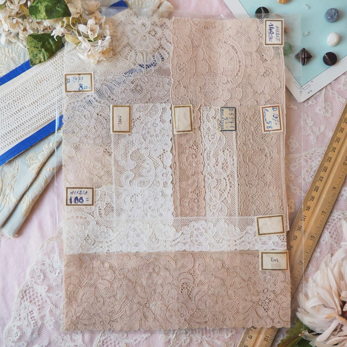 画像1: タグ付きサンプルレースセット　2 (1)