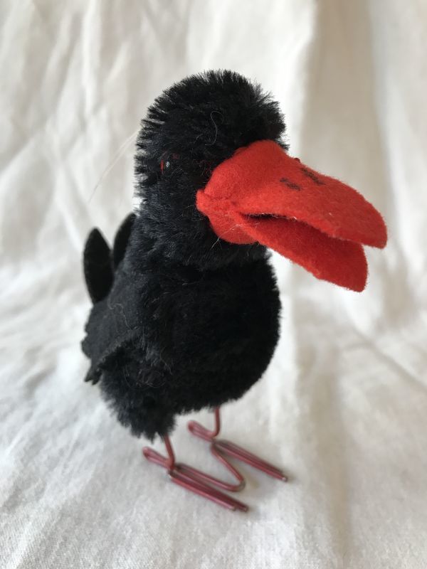 Steiff カラスのぬいぐるみ 黒 Jouet おもちゃ